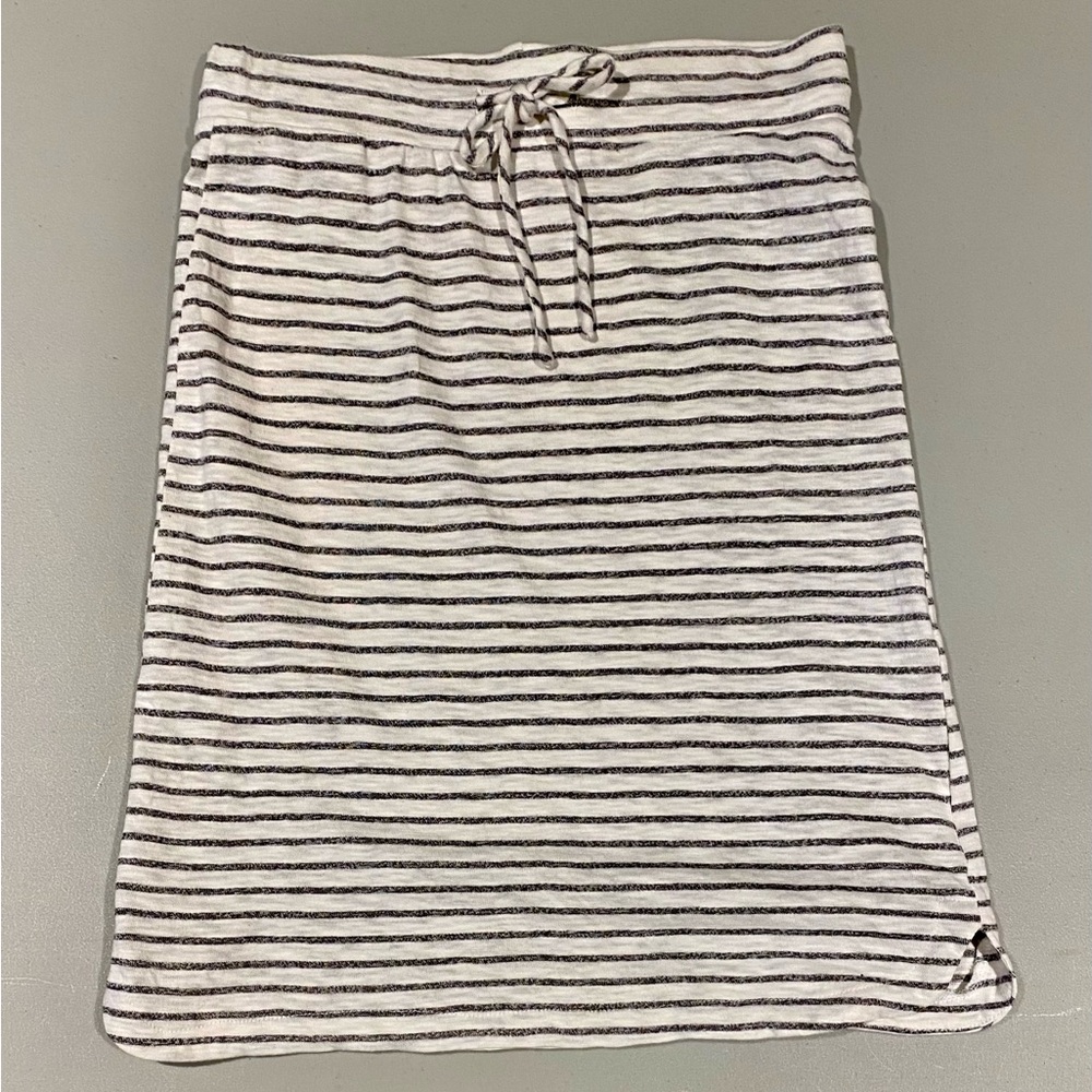 Ovi Striped White Midi Skirt, size S - Picture 5 of 10